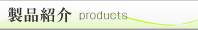 製品紹介 products